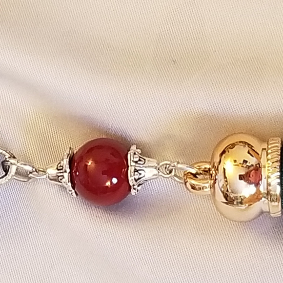 SALE NWT Embellished Scarf Green Cotton Peacock - Picture 4 of 6